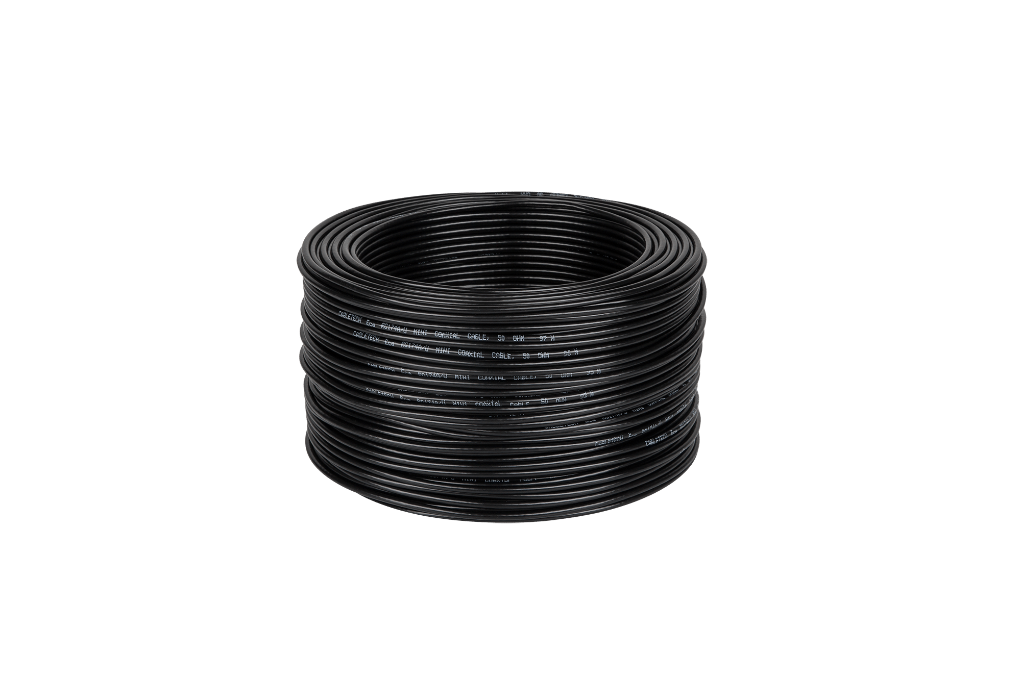 Коаксіальний кабель RG174 50 Ом 100 м чорний Коаксіальний кабель RG174 Cabletech KAB0031 50 Ом 100 м чорний