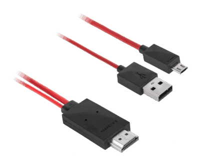 Кабель MHL HDMI-micro Cabletech KPO3722 USB штекер 1