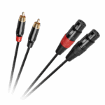 З'єднувальний кабель Cabletech KPO2930 XLR - 2RCA 1 м