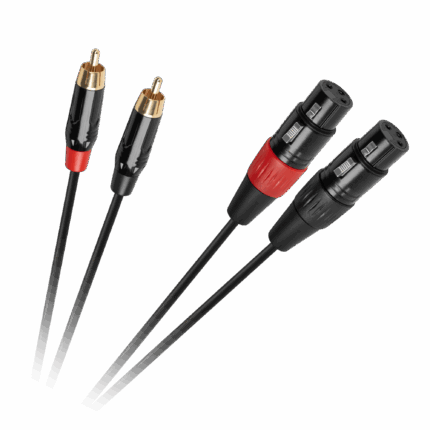 З'єднувальний кабель Cabletech KPO2930 XLR - 2RCA 1 м