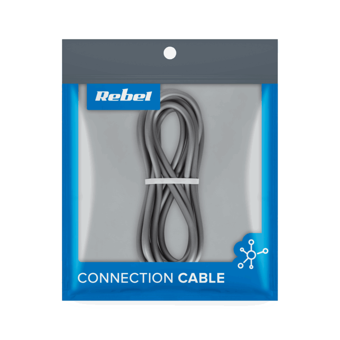 Кабель USB 3.0 - USB Type-C Rebel RB-6011-100-B 100 см - Зображення 2
