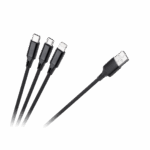 USB-кабель Rebel RB-6005-100-B 3-в-1 microUSB