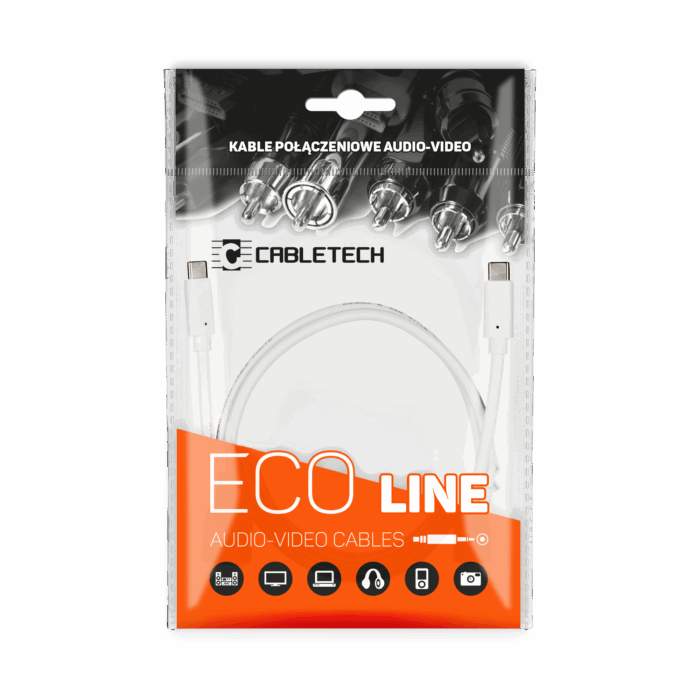 Кабель USB C - Cabletech KPO4025-1 USB C штекер-штекер 3.0 - Зображення 2