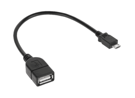 USB-кабель Cabletech KPO2907 роз'єм A - штекер micro USB 20 см