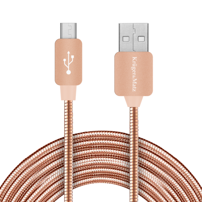Кабель USB - Krüger&matz KM0360 micro USB 1 м - Зображення 2