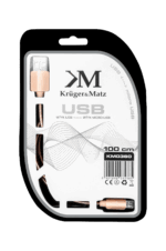 Кабель USB - Krüger&matz KM0360 micro USB 1 м - Зображення 3