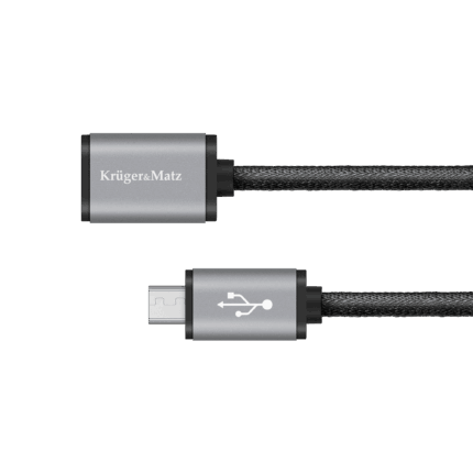 Кабель USB - Krüger&matz KM0332 micro USB розетка-вилка 1