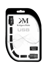Кабель USB - Krüger&matz KM0331 micro USB штекер-штекер 1,8 м - Зображення 3