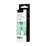 Кабель USB Type-C Krüger&matz KM1272-1,5G - USB Type-C 100 Вт 1,5 м зеленого кольору Basic - Зображення 4