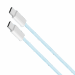 Кабель USB типу C - Krüger&matz KM1272-1BL USB типу C 100 Вт 1 м синього кольору Basic - Зображення 3