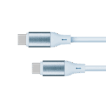 Кабель USB Type-C Krüger&matz KM1269-1BL - USB Type-C 100 Вт 1 м силіконовий синій Basic