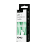 Кабель USB Type-C Krüger&matz KM1272-1G - USB Type-C 100 Вт 1 м зелений Basic - Зображення 4