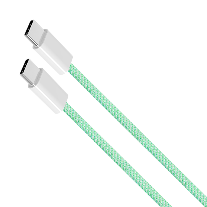Кабель USB Type-C Krüger&matz KM1272-1G - USB Type-C 100 Вт 1 м зелений Basic - Зображення 3