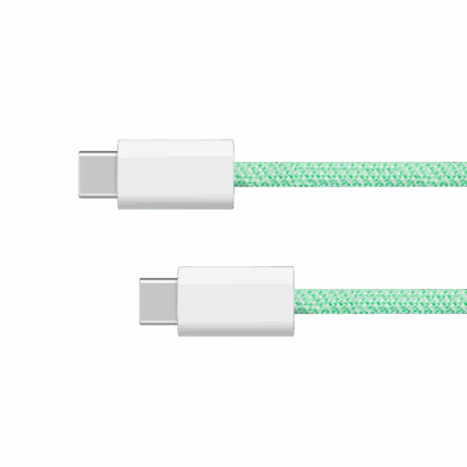 Кабель USB Type-C Krüger&matz KM1272-1G - USB Type-C 100 Вт 1 м зелений Basic