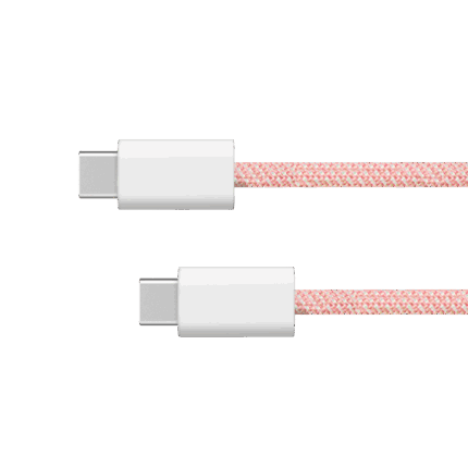 Кабель USB Type-C Krüger&matz KM1271-1P - USB Type-C 60 Вт 1 м рожевий Basic