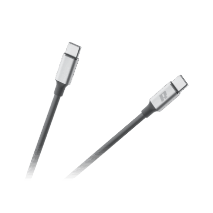 Кабель USB Type-C - USB Type-C 65 Вт Rebel RB-6012-100-B 100 см