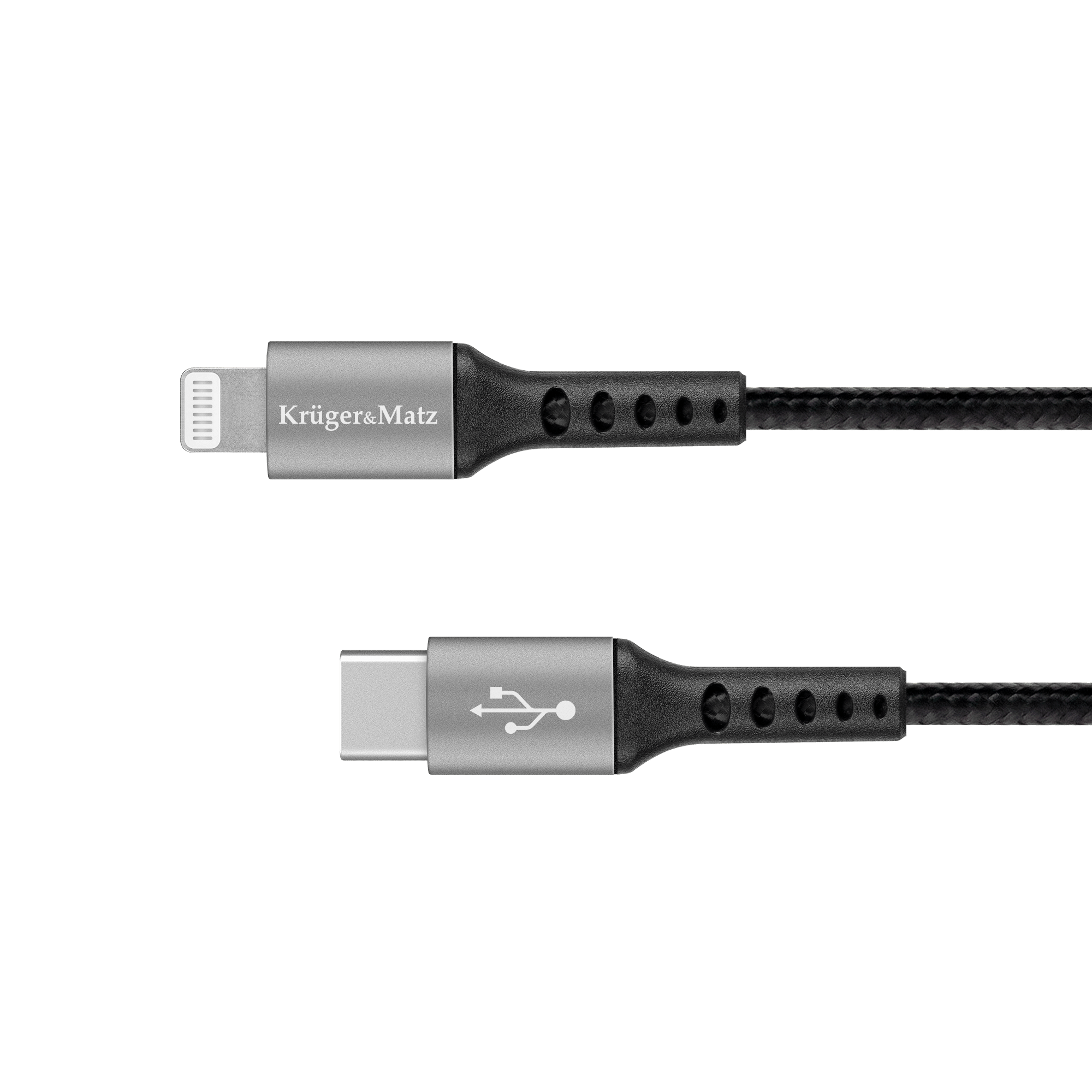 Кабель USB Type-C - Lightning C94 MFi 1 м Kruger&Matz Кабель USB Type-C Krüger&matz KM1267 - Lightning C94 MFi 1 м
