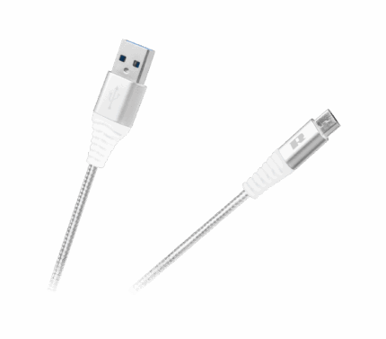 Кабель USB - USB micro Rebel RB-6000-100-W 100 см білого кольору