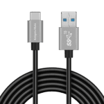 Кабель USB - Krüger&matz KM1263 USB типу C 10 Гбіт/с 1 м Basic - Зображення 2