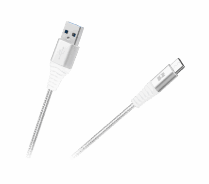 Кабель USB - USB Type-C Rebel RB-6001-100-W 100 см Білий