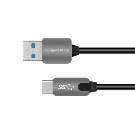 Кабель USB 3.0 - Krüger&matz KM0347 Type-C 5 Gbps 0.5 м
