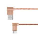 USB-кабель Krüger&matz KM0361 - кутовий штекер типу C 1 м 3A