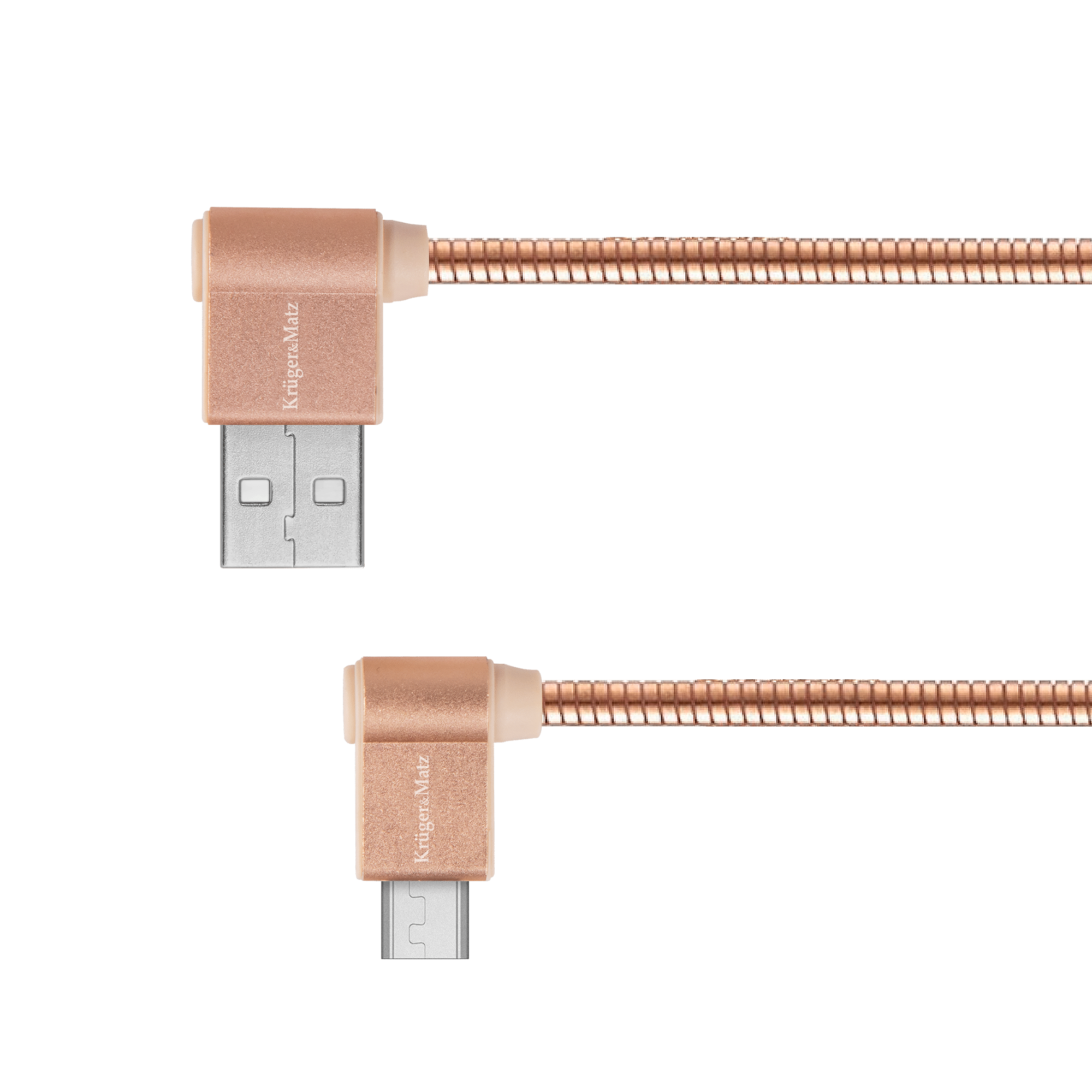 USB-кабель - кутовий штекер типу C 1 м 3A Kruger&Matz USB-кабель Krüger&matz KM0361 - кутовий штекер типу C 1 м 3A