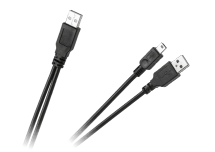USB-штекер KPO2861-1.5 + кабель mini USB 5-контактний