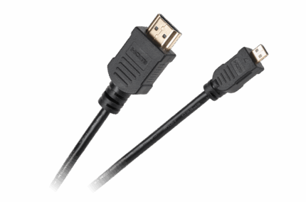 Кабель HDMI типу A з штекером - KPO3877-1.8 HDMI типу D з мікроштекером