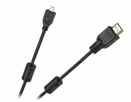 Штекер HDMI типу A - мікроштекер HDMI типу D Cabletech KPO3909-1.8 economic