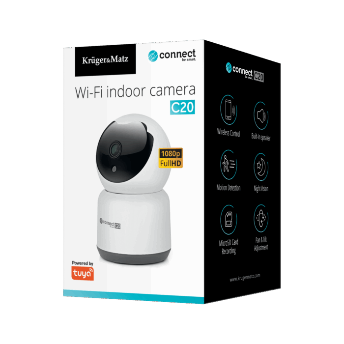 Wi-Fi Krüger&matz KM2206 камера Connect C20 Tuya для приміщень - Зображення 9