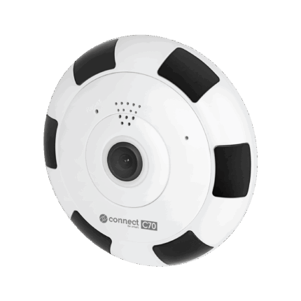 Внутрішня Wi-Fi Krüger&matz KM2211 камера Connect C70 Tuya FishEye