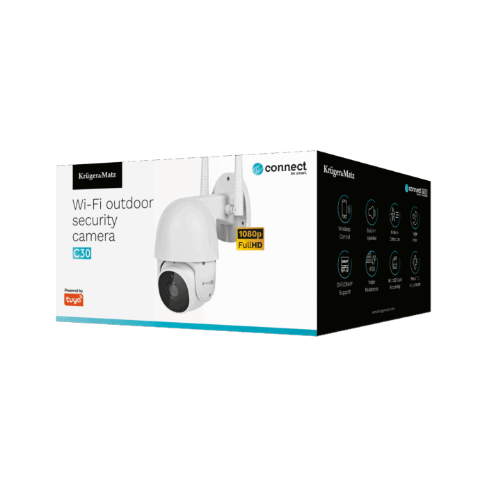 Вулична Wi-Fi Krüger&matz KM2207-1 камера Connect C30 Tuya - Зображення 9