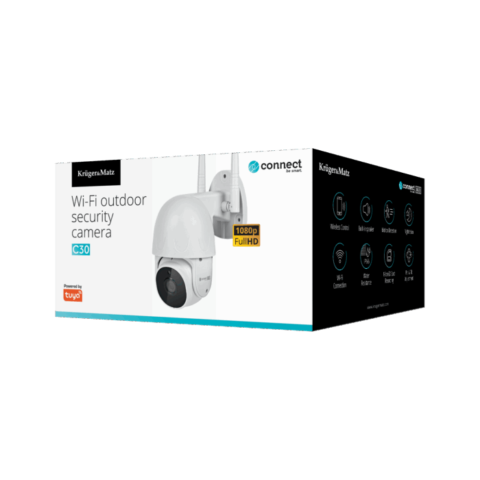 Вулична Wi-Fi Krüger&matz KM2207 камера Connect C30 Tuya - Зображення 8