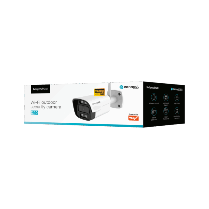 Вулична Wi-Fi Krüger&matz KM2208-1 камера Connect C40 Tuya - Зображення 8