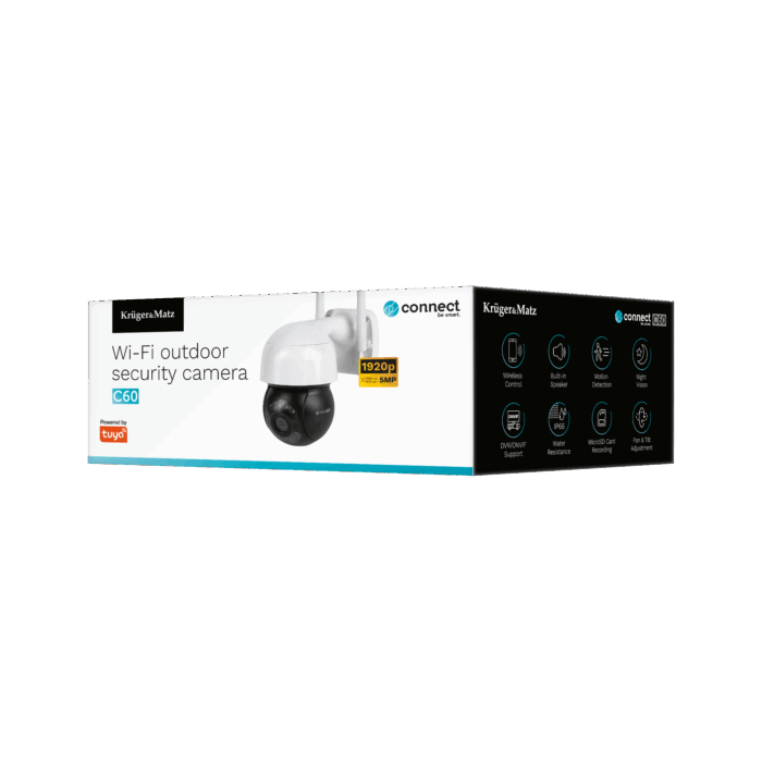 Вулична Wi-Fi Krüger&matz KM2210 камера Connect C60 Tuya - Зображення 8