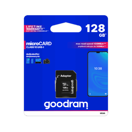 Карта пам'яті Goodram TGD-M1AA1280R12 microSD 128 ГБ UHS-I з адаптером