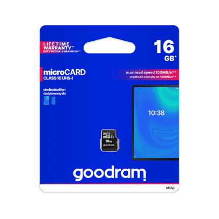 Карта пам'яті Goodram TGD-M1A00160R12 microSD 16 ГБ UHS-I