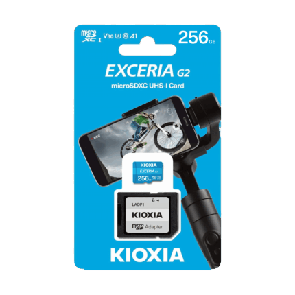 Карта пам'яті Kioxia KIO-LMEX2L256GG2 microSD 256 ГБ UHS-I U1 з адаптером