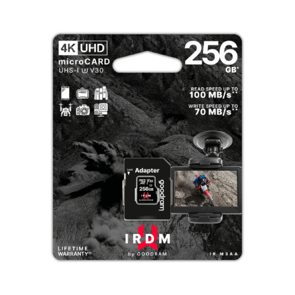Карта пам'яті Goodram TGD-IRM3AA2560R12 microSD 256 ГБ UHS-I U3 з адаптером