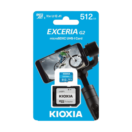 Карта пам'яті Kioxia KIO-LMEX2L512GG2 microSD 512 ГБ UHS-I U1 з адаптером