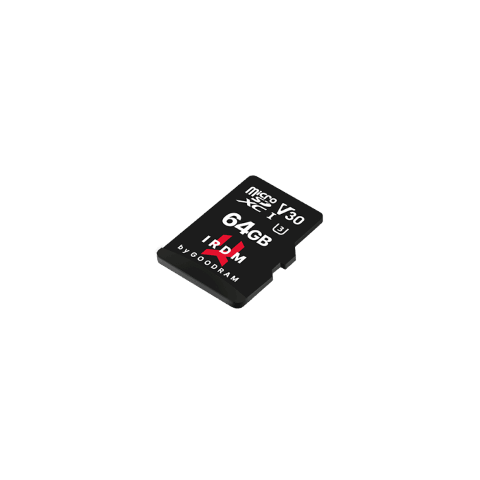 Карта пам'яті Goodram TGD-IRM3AA0640R12 microSD 64 ГБ UHS-I U3 з адаптером - Зображення 2
