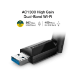Мережевий адаптер Tp-link KOM1040 Archer T3U Plus AC1300 WiFi-5 - Зображення 3