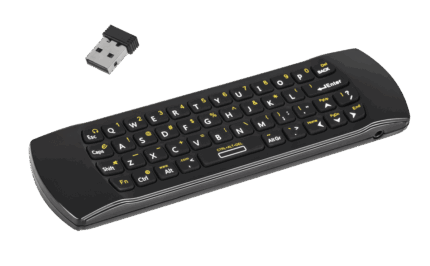 Бездротова клавіатура Quer KOM0834 з AIRMOUSE для Smart TV