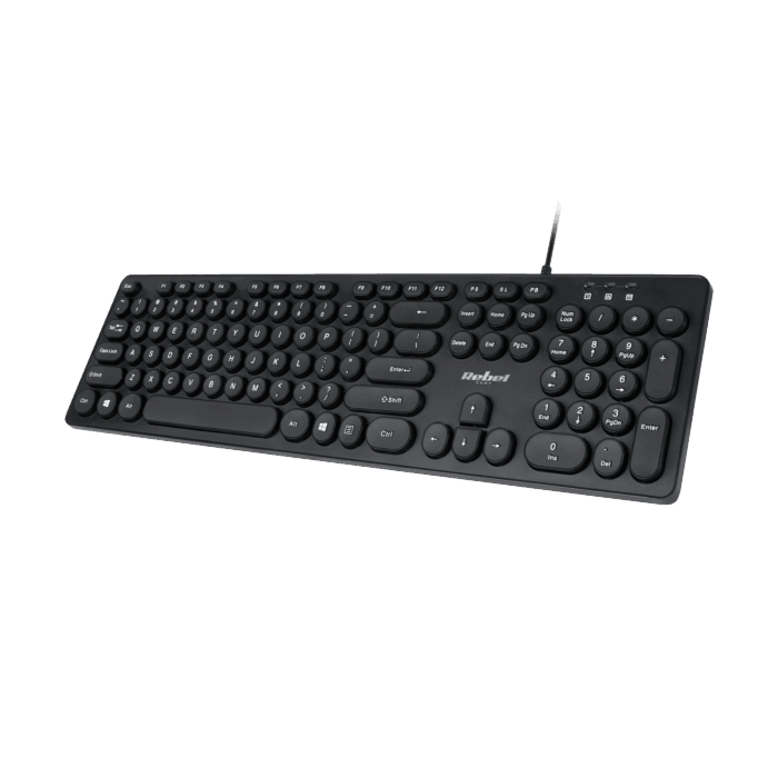 Дротова клавіатура WDK100 Rebel KOM1029 - Зображення 2