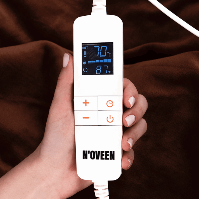 Електрична ковдра N'OVEEN EB655 КОРИЧНЕВА 180 x 130 см - Зображення 6