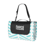 Утеплений килимок для пікніка з довгим ремінцем 200x300 см Teesa TSA8904-2 - синій колосок - Зображення 4