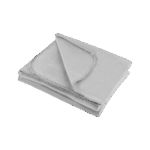 Флісова ковдра Teesa TSA8900-1 130x150 см - сіра - Зображення 2