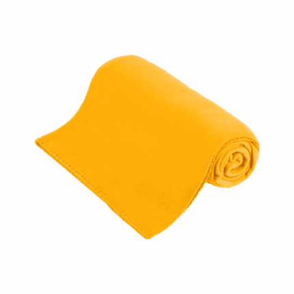 Флісова ковдра Teesa TSA8900-3 130x150 см - жовта