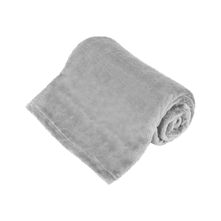 Флісова ковдра Teesa TSA8901-1 150x200 см - сіра